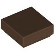 Lego destička 1x1 hladká, hnědá (307025, 4181973)
